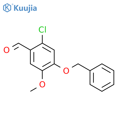 4-(benzyloxy)-2-chloro-5-methoxybenzaldehyde structure