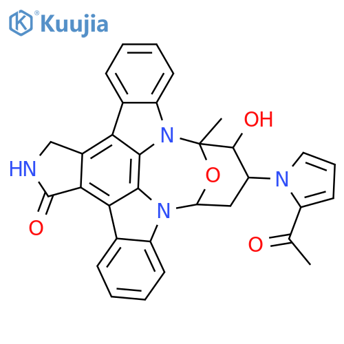Staurosporine; O-De-Me, 4'-N-de-Me, 4'-N-(2-acetyl-1H-pyrrol-1-yl) structure