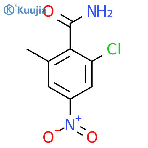 2-Chloro-6-methyl-4-nitrobenzamide structure