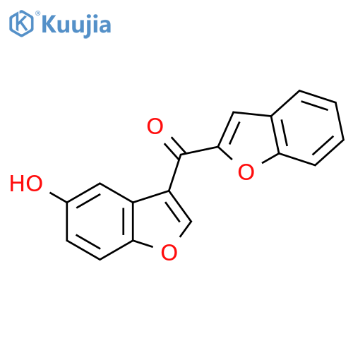 1-Benzofuran-2-yl(5-hydroxy-1-benzofuran-3-yl)methanone structure