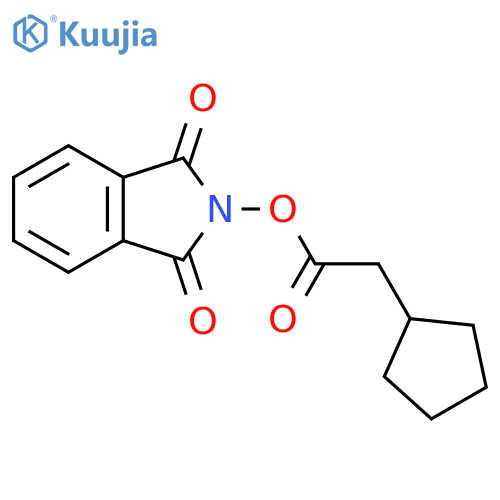1,3-Dioxoisoindolin-2-yl 2-cyclopentylacetate structure