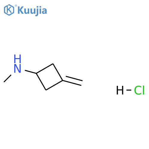 Cyclobutanamine, N-methyl-3-methylene-, hydrochloride (1:1) structure