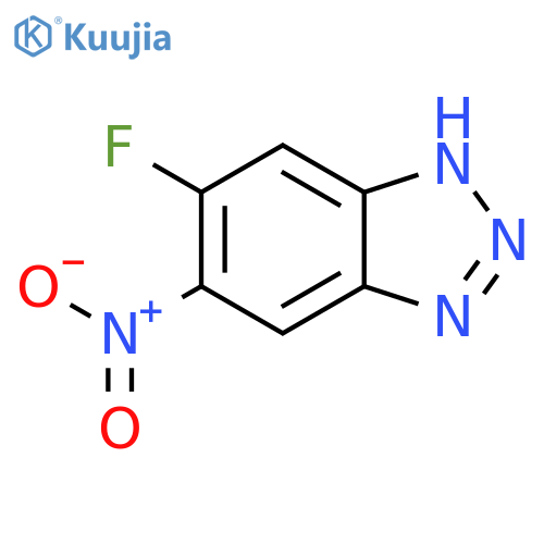 1H-Benzotriazole, 6-fluoro-5-nitro- structure