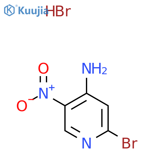 2-Bromo-5-nitropyridin-4-amine hydrobromide structure