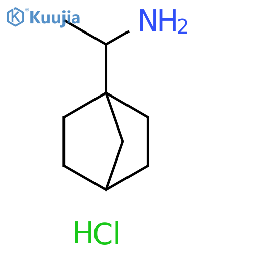 Bicyclo[2.2.1]heptane-1-methanamine, α-methyl-, hydrochloride (1:1) structure