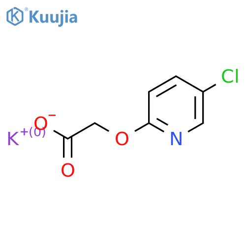 Potassium 2-[(5-chloropyridin-2-yl)oxy]acetate structure