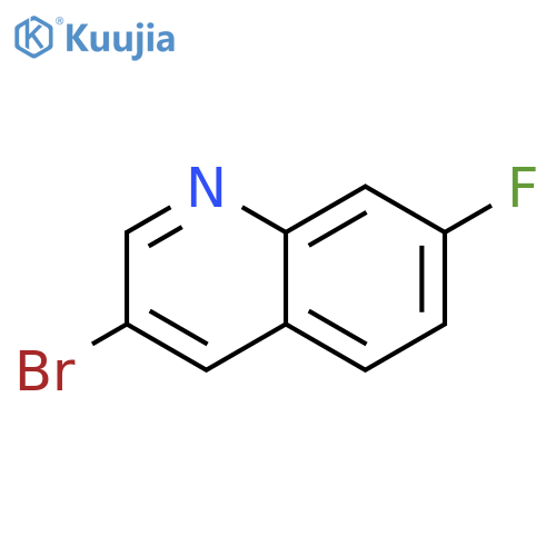 3-bromo-7-fluoroquinoline structure