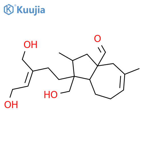 3a(1H)-Azulenecarboxaldehyde,2,3,4,7,8,8a-hexahydro-1-[(3Z)-5-hydroxy-3-(hydroxymethyl)-3-penten-1-yl]-1-(hydroxymethyl)-2,5-dimethyl-,(1R,2R,3aS,8aR)- structure