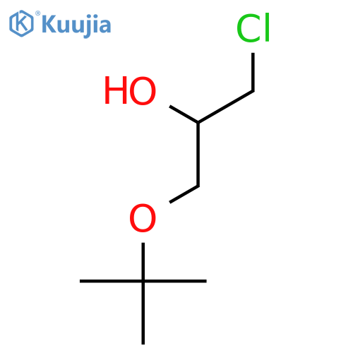 1-(tert-butoxy)-3-chloropropan-2-ol structure
