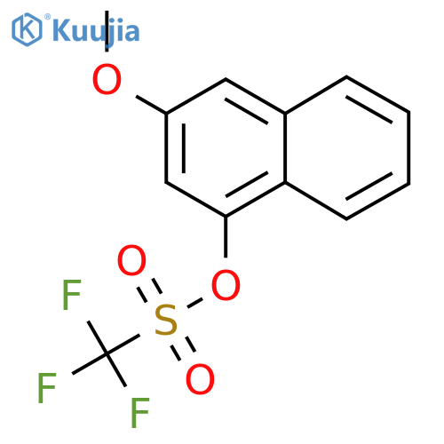3-Methoxynaphthalen-1-yl Trifluoromethanesulfonate structure