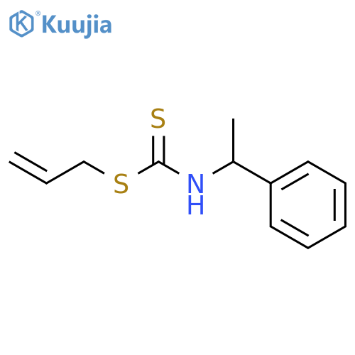 Carbamodithioic acid,(1-phenylethyl)-, 2-propenyl ester (9CI) structure
