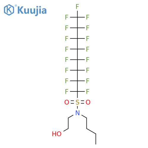 1-Octanesulfonamide,N-butyl-1,1,2,2,3,3,4,4,5,5,6,6,7,7,8,8,8-heptadecafluoro-N-(2-hydroxyethyl)- structure