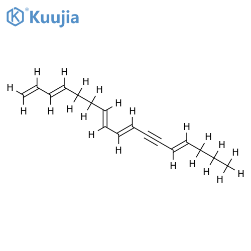 (all-E)-1,3,7,9,13-Heptadecapentaen-11-yne structure