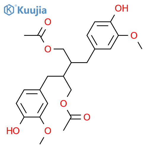 3,3'-Dimethoxy-8,8'-lignan-4,4',9,9'-tetrol; (8RS,8'RS)-form, 9,9'-Di-Ac structure