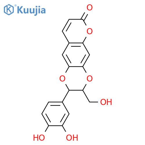 2-(3,4-Dihydroxy-5-methoxyphenyl)-2,3-dihydro-3-(hydroxymethyl)-7H-pyrano[2,3-g]-1,4-benzodioxin-7-one; (7'R,8'R)-form, Demethoxy structure