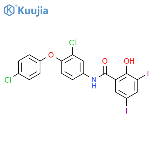 Rafoxanide structure