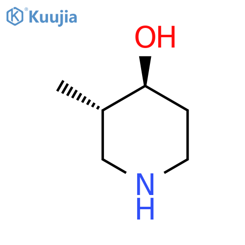 rac-(3R,4R)-3-methylpiperidin-4-ol structure