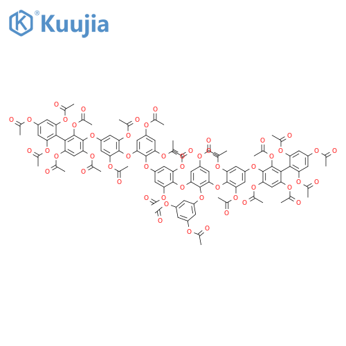 Bisfucoheptaphlorethol-A tricosa-acetate structure