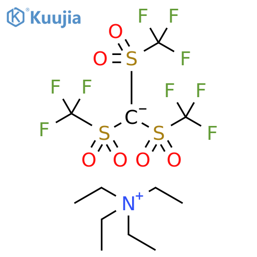 Tetraethylammonium tris(trifluoromethylsulfonyl) methide structure