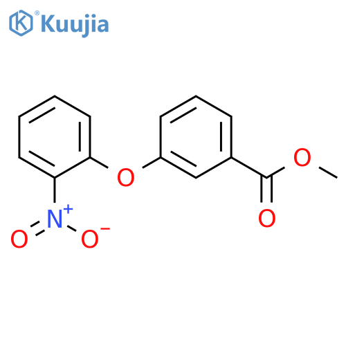METHYL 3-(2-NITROPHENOXY)BENZOATE structure