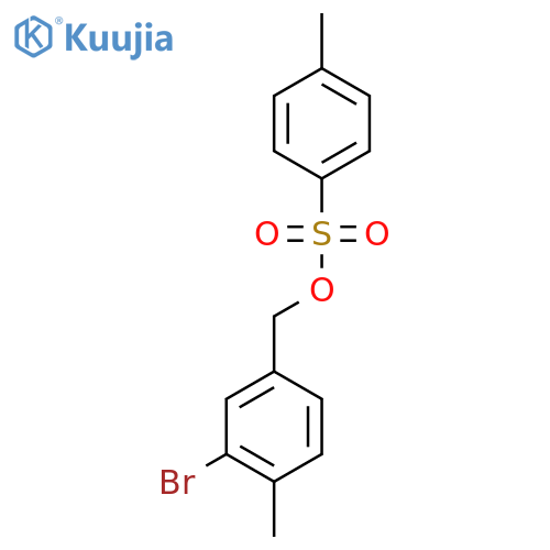 (3-Bromo-4-methylphenyl)methyl 4-methylbenzene-1-sulfonate structure