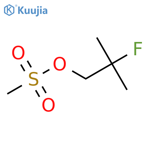 2-Fluoro-2-methylpropyl methanesulfonate structure