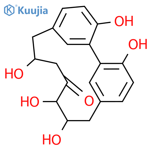 Tricyclo[12.3.1.12,6]nonadeca-1(18),2,4,6(19),14,16-hexaen-10-one, 3,8,9,12,17-pentahydroxy- (8CI,9CI) structure