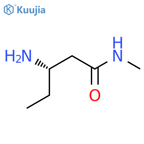 (3S)-3-amino-N-methylpentanamide structure