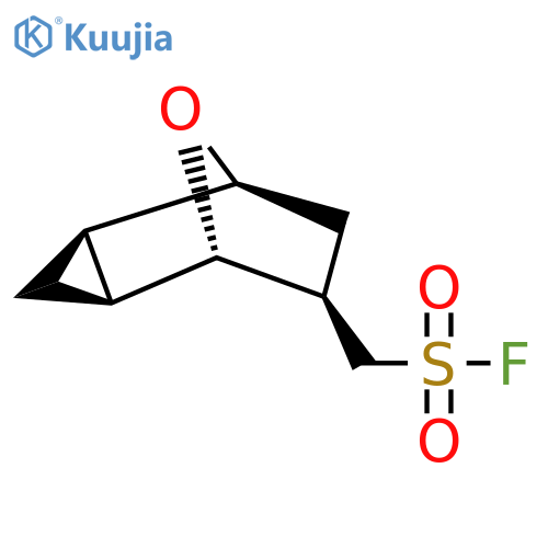 rac-[(1R,2S,4R,5R,6S)-8-oxatricyclo[3.2.1.0,2,4]octan-6-yl]methanesulfonyl fluoride structure