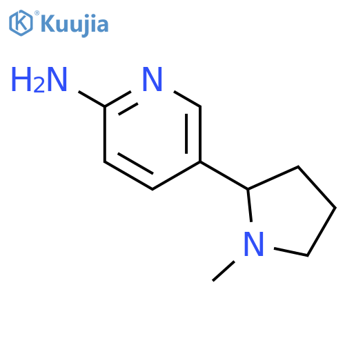 5-(1-Methylpyrrolidin-2-yl)pyridin-2-amine structure