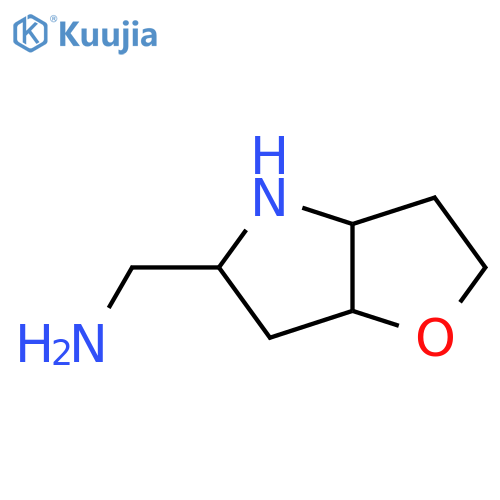 {hexahydro-2H-furo[3,2-b]pyrrol-5-yl}methanamine structure