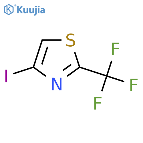 4-Iodo-2-(trifluoromethyl)-1,3-thiazole structure