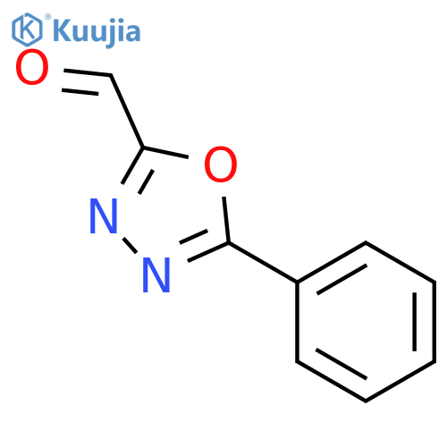 5-phenyl-1,3,4-oxadiazole-2-carbaldehyde structure