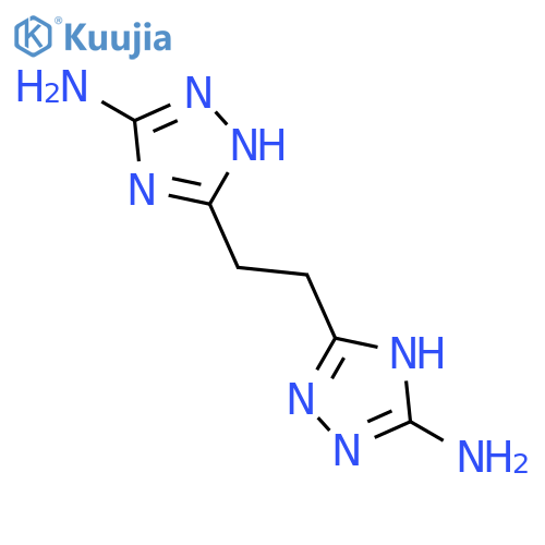 1H-1,2,4-Triazol-3-amine, 5,5'-(1,2-ethanediyl)bis- structure