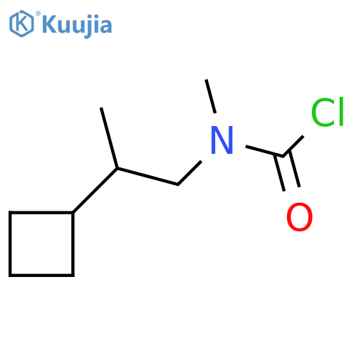 N-(2-Cyclobutylpropyl)-N-methylcarbamoyl chloride structure