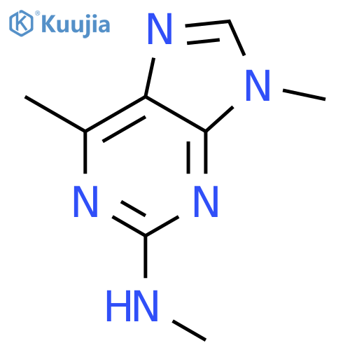 9H-Purin-2-amine, N,6,9-trimethyl- structure