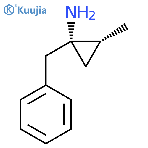 rac-(1R,2R)-1-benzyl-2-methylcyclopropan-1-amine structure