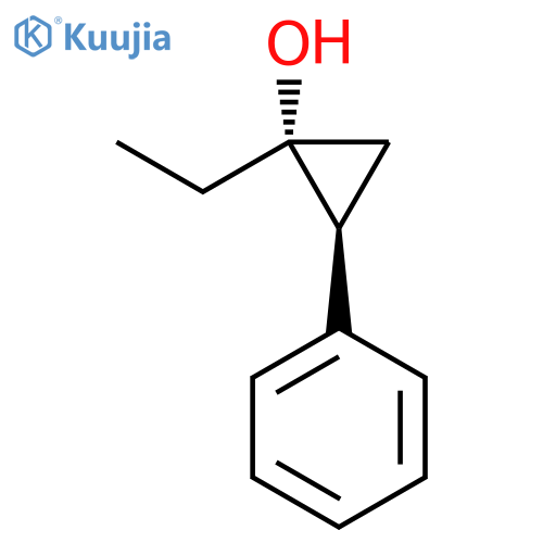 (1R,2S)-1-Ethyl-2-phenylcyclopropan-1-ol structure