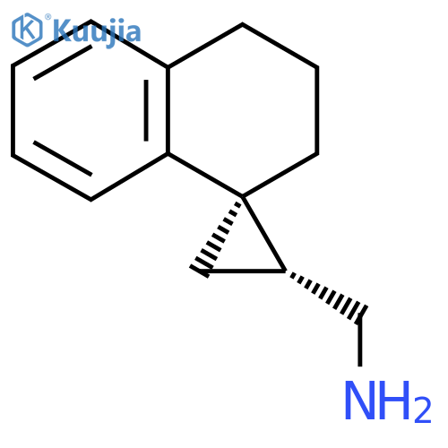 rac-[(1R,3R)-3',4'-dihydro-2'H-spiro[cyclopropane-1,1'-naphthalene]-3-yl]methanamine structure
