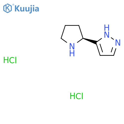 (S)-5-(pyrrolidin-2-yl)-1H-pyrazole dihydrochloride structure