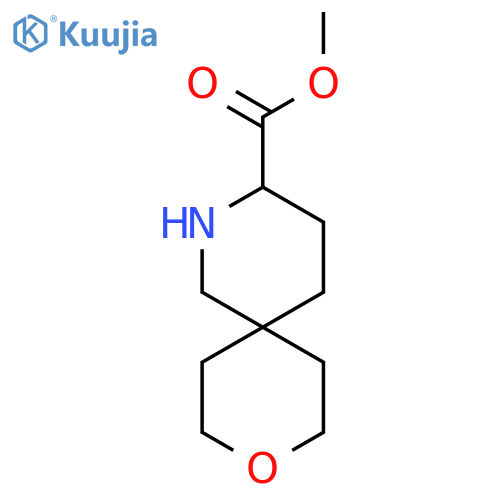 Methyl 9-oxa-2-azaspiro[5.5]undecane-3-carboxylate structure