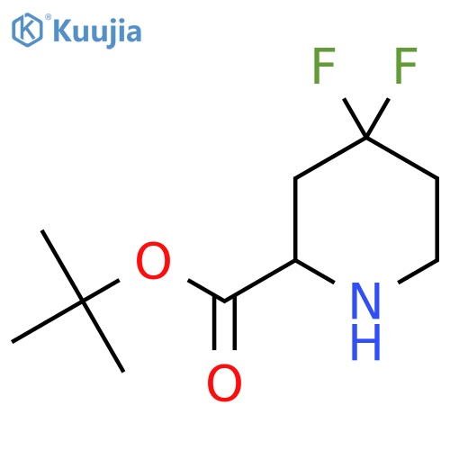 Tert-butyl 4,4-difluoropiperidine-2-carboxylate structure