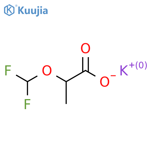 Potassium 2-(difluoromethoxy)propanoate structure