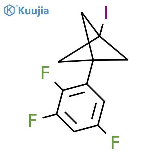 1-Iodo-3-(2,3,5-trifluorophenyl)bicyclo[1.1.1]pentane structure