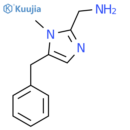 (5-Benzyl-1-methylimidazol-2-yl)methanamine structure