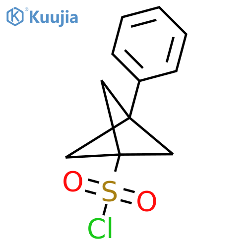 3-Phenylbicyclo[1.1.1]pentane-1-sulfonyl chloride structure