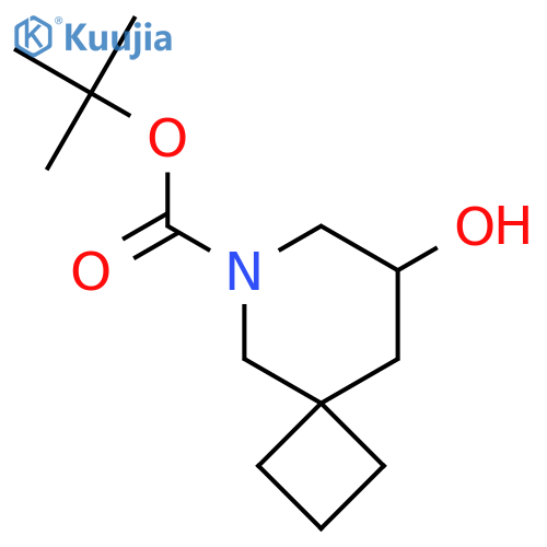 Tert-butyl 8-hydroxy-6-azaspiro[3.5]nonane-6-carboxylate structure