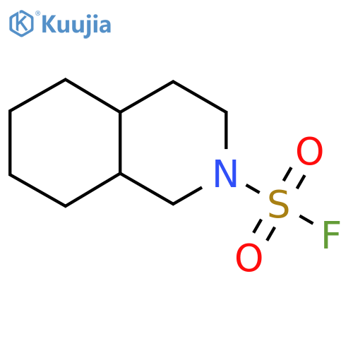 3,4,4a,5,6,7,8,8a-Octahydro-1H-isoquinoline-2-sulfonyl fluoride structure
