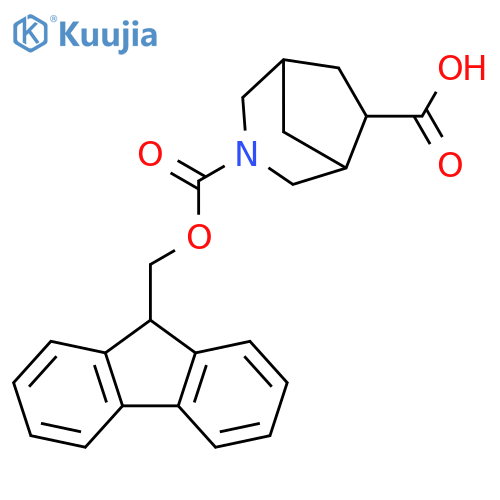 3-Azabicyclo[3.2.1]octane-3,6-dicarboxylic acid, 3-(9H-fluoren-9-ylmethyl) ester structure