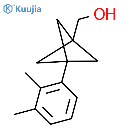 [3-(2,3-Dimethylphenyl)-1-bicyclo[1.1.1]pentanyl]methanol structure